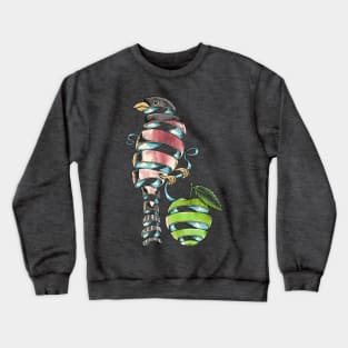 surrealist bird Crewneck Sweatshirt